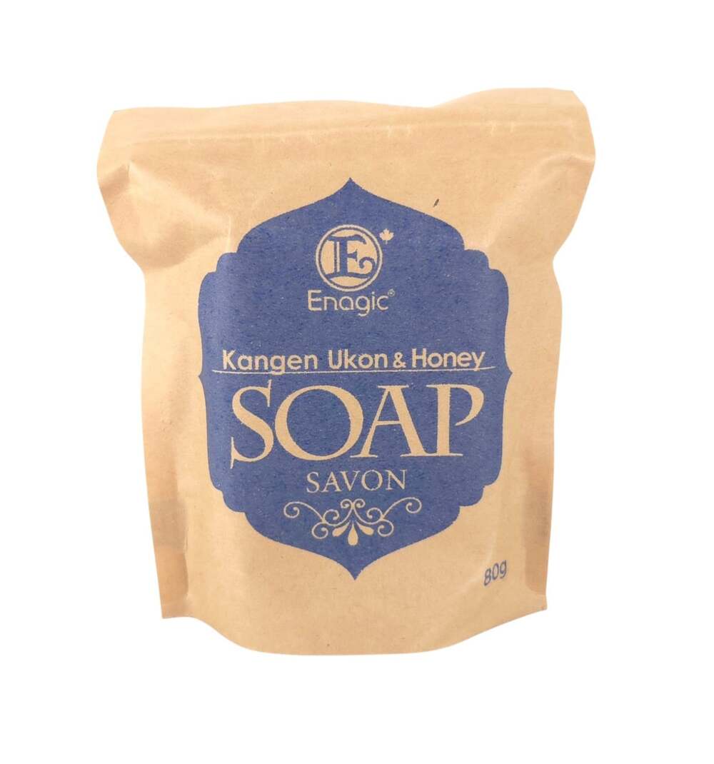 Enagic Kangen Ukon Honey Soap Box of 16 Bars Yellow Japanese Skincare $240